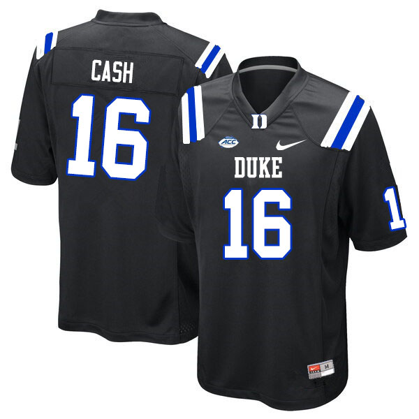 Duke Blue Devils #16 Jeremy Cash College Football Jerseys Sale-Black